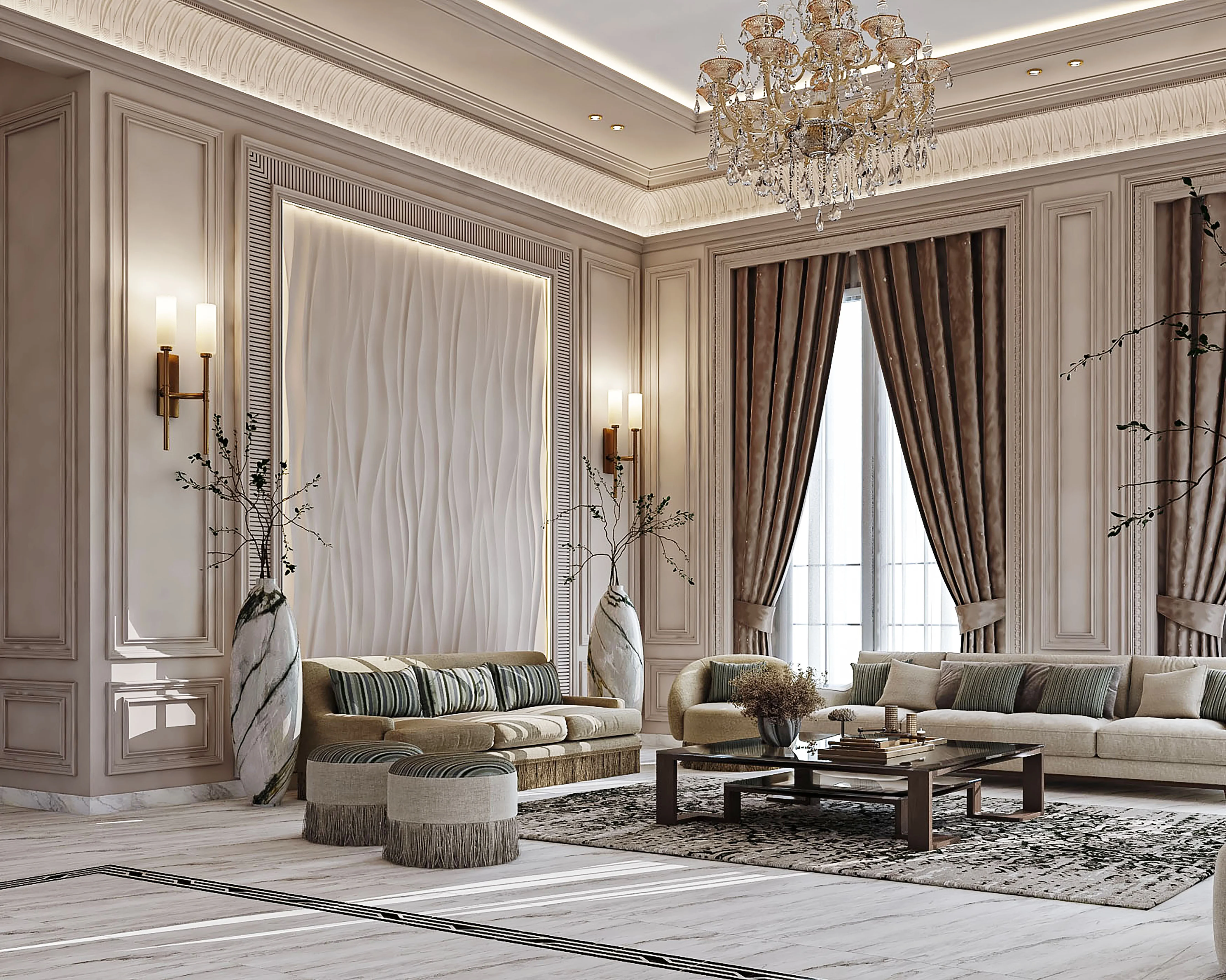Elegant Sitting Lounge — Detail 3